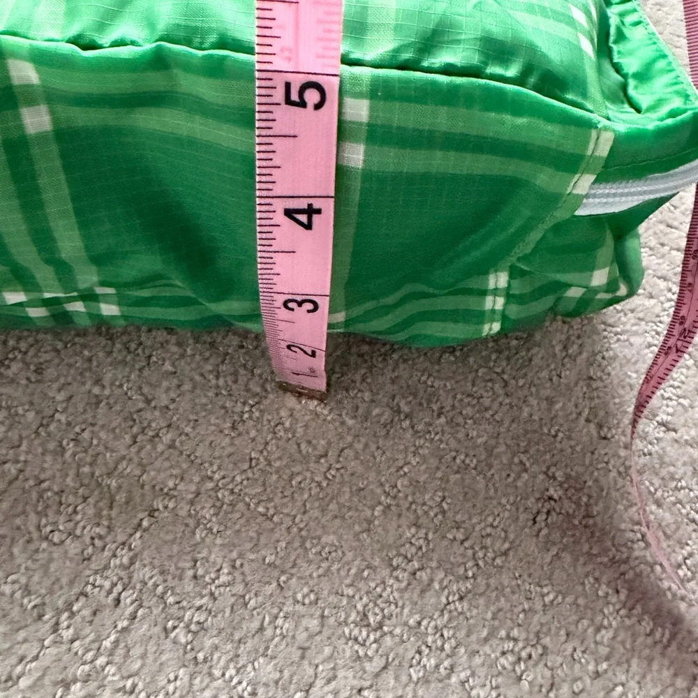 Hearth & Hand (Magnolia) Green Plaid Packing Cube - x large travel organization